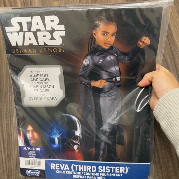 NEW STAR WARS Obi-Wan Kenobi Reva Jumpsuit‎ Costume Cosplay Child M 8-10 - Picture 9 of 11